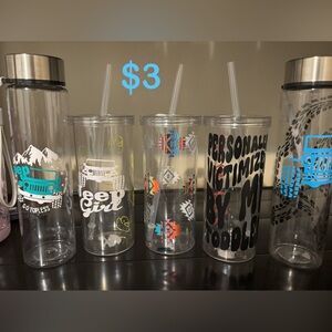 Clear cups